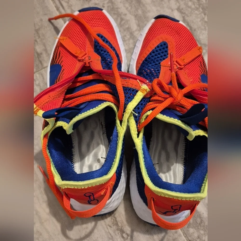 Nike Kids Sneakers in Vibrant Red and Blue